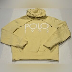 Polo Ralph Lauren Men's Size XS Fleece Graphic 1992 Montauk Hoodie Yellow